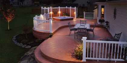 Deck and patio lighting